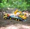 Picture of MAXX ACTION REALISTIC 'LIGHTS & SOUNDS' 1-16 TRUCK LONG HAULER WITH EXCAVATOR TRUCK