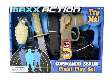 Picture of MAXX ACTION COMMANDO SERIES PISTOL PLAYSET