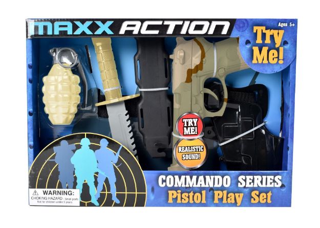 Picture of MAXX ACTION COMMANDO SERIES PISTOL PLAYSET
