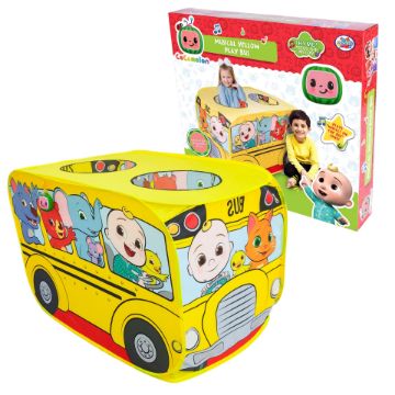 Picture of COCOMELON MUSICAL YELLOW SCHOOL BUS POPTOPIA TENT