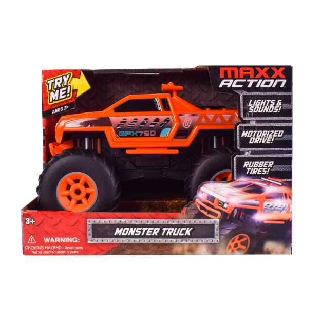 Picture of MAXX ACTION 12~ MOTORIZED 'LIGHTS & SOUNDS' OFF ROAD MEGA MONSTER