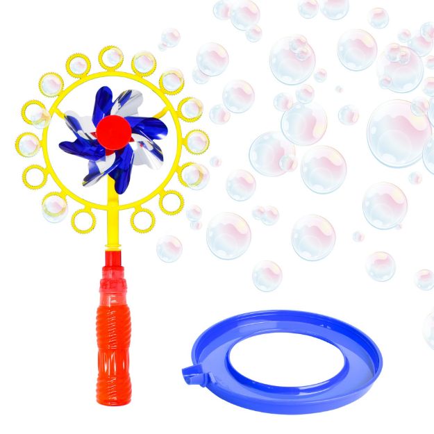 Picture of MAXX BUBBLES BUBBLE PINWHEEL WAND